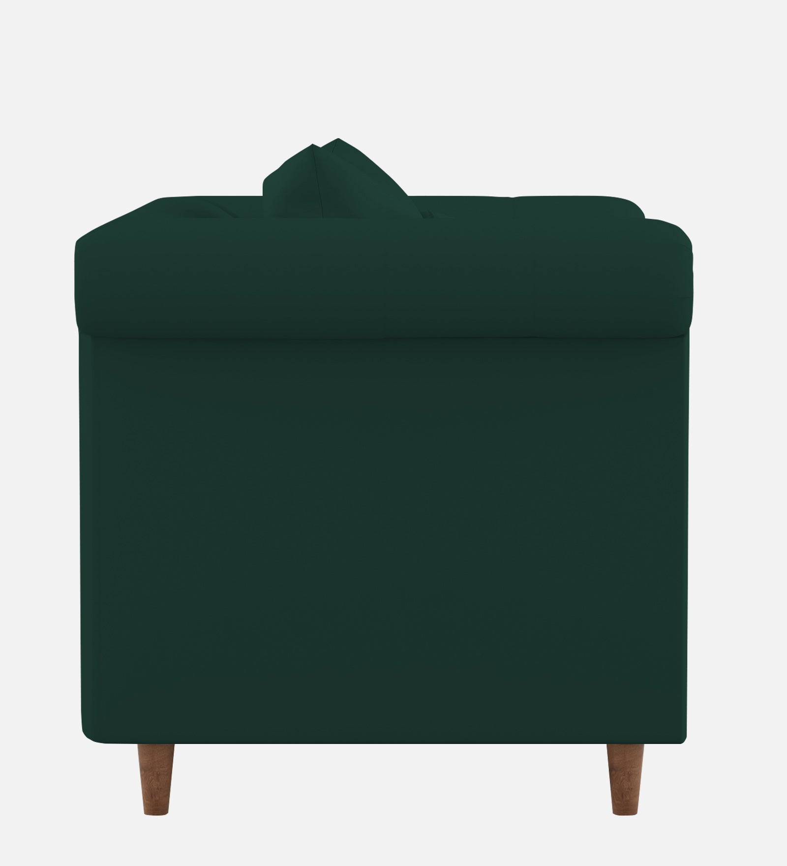 Rubi Velvet 1 Seater Sofa In Forest Green Colour - Febonic Living