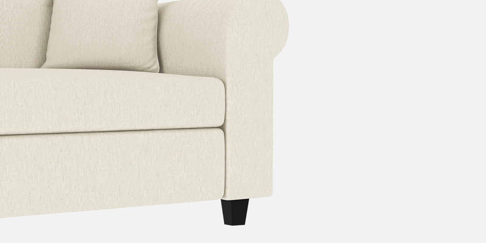 Derado Fabric 3 Seater Sofa In Ivory Cream Colour - Febonic Living