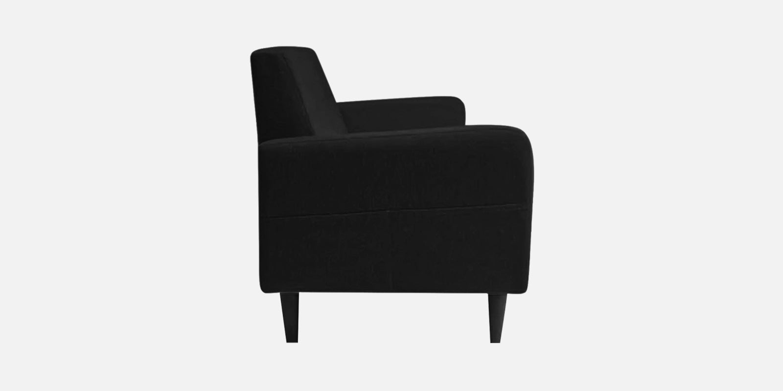 Marq Fabric 3 Seater Sofa In Zed Black Colour - Febonic Living
