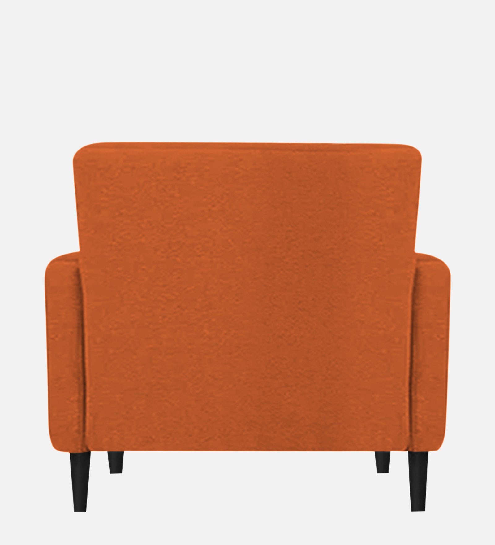 Marq Fabric 1 Seater Sofa in Vivid Orange Colour