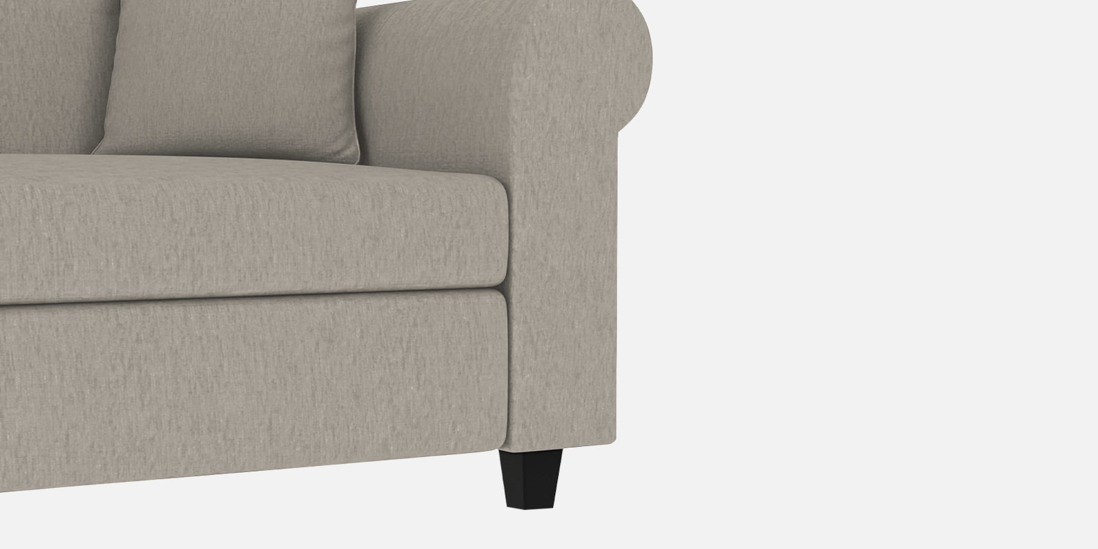 Derado Fabric 3 Seater Sofa In Ash Grey Colour - Febonic Living