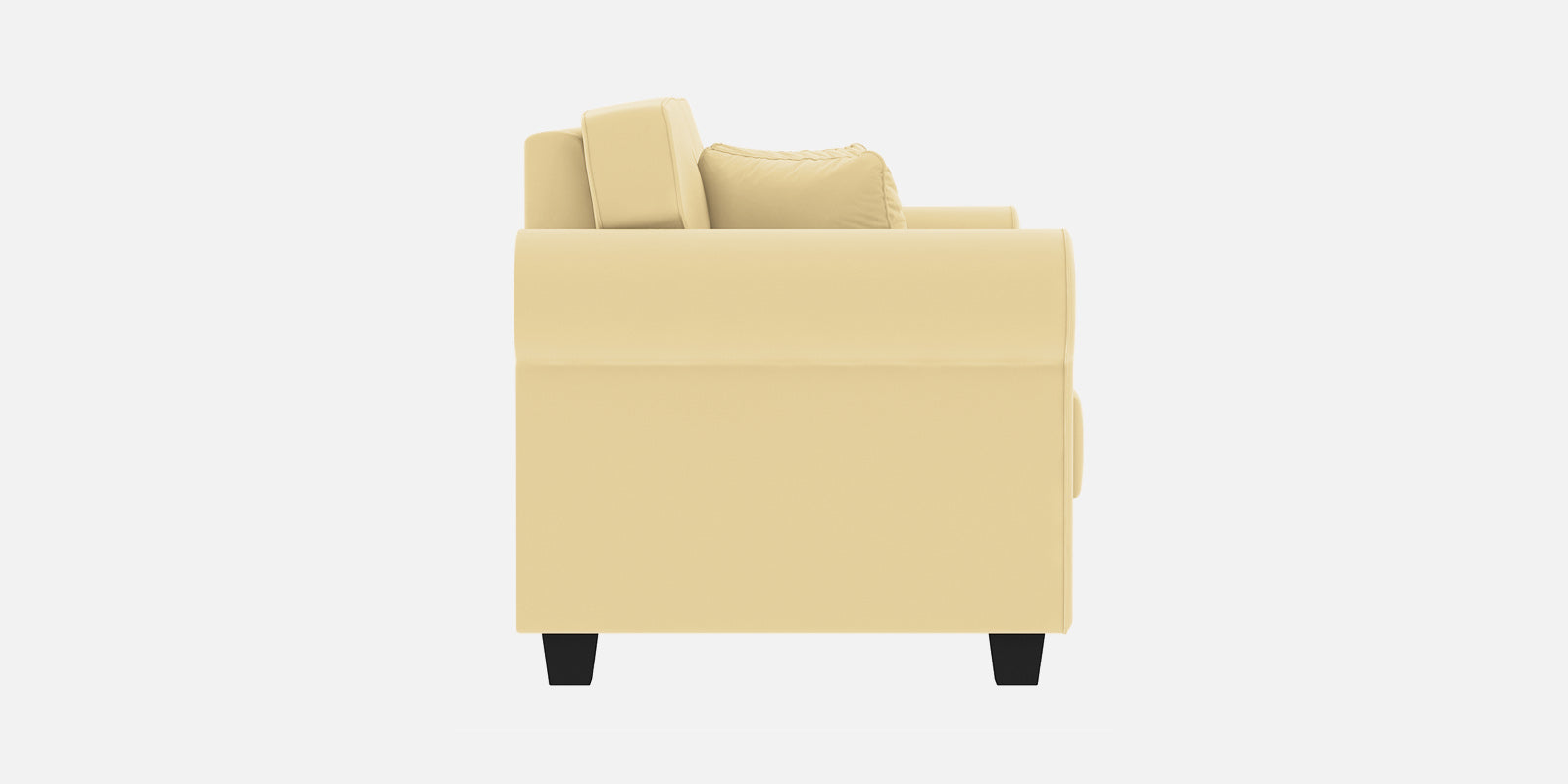 Numonk Velvet 2 Seater Sofa In Sandy Beige Colour - Febonic Living