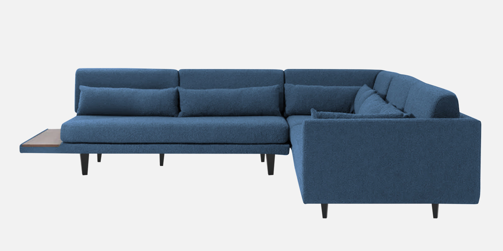 Malta Fabric 6 Seater RHS Corner Sofa In Light Blue Colour - Febonic Living