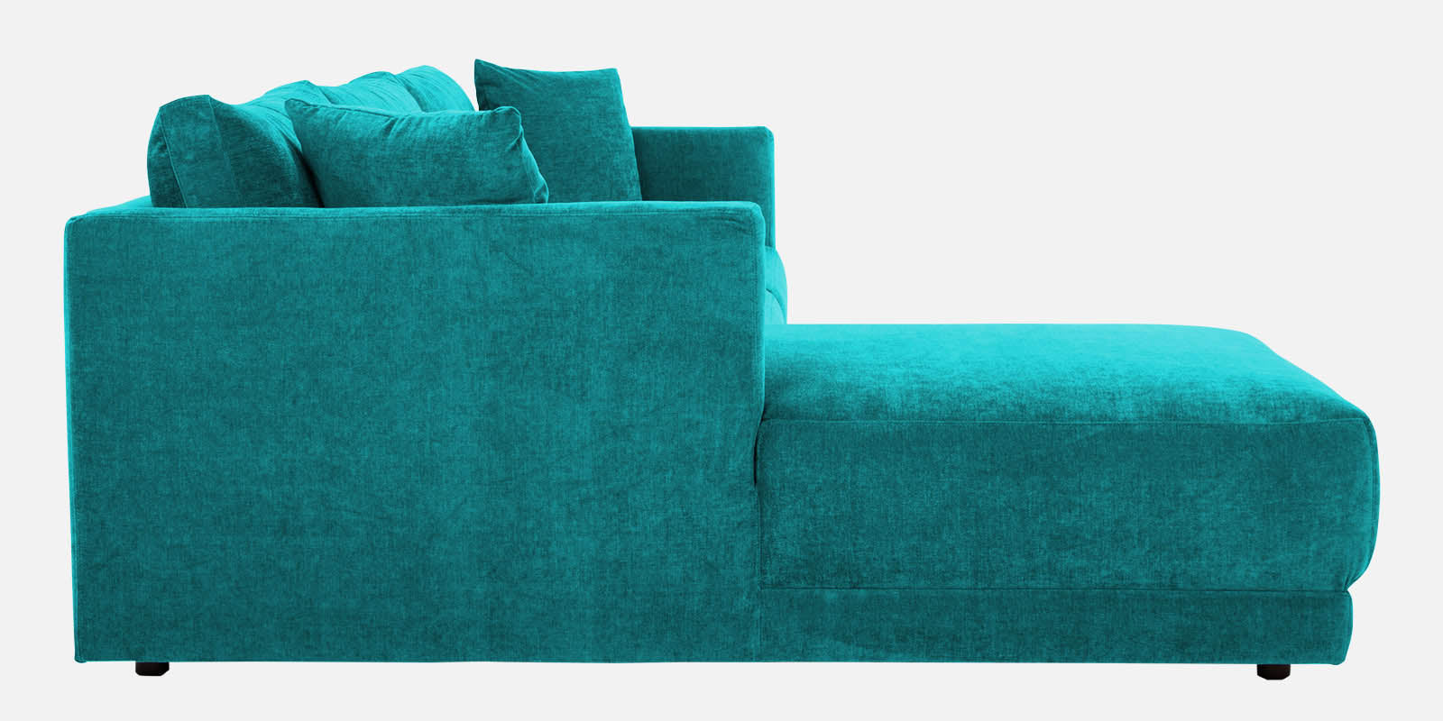 Northern Fabric RHS Sectional Sofa (3+Lounger) In Sea Green Colour - Febonic Living