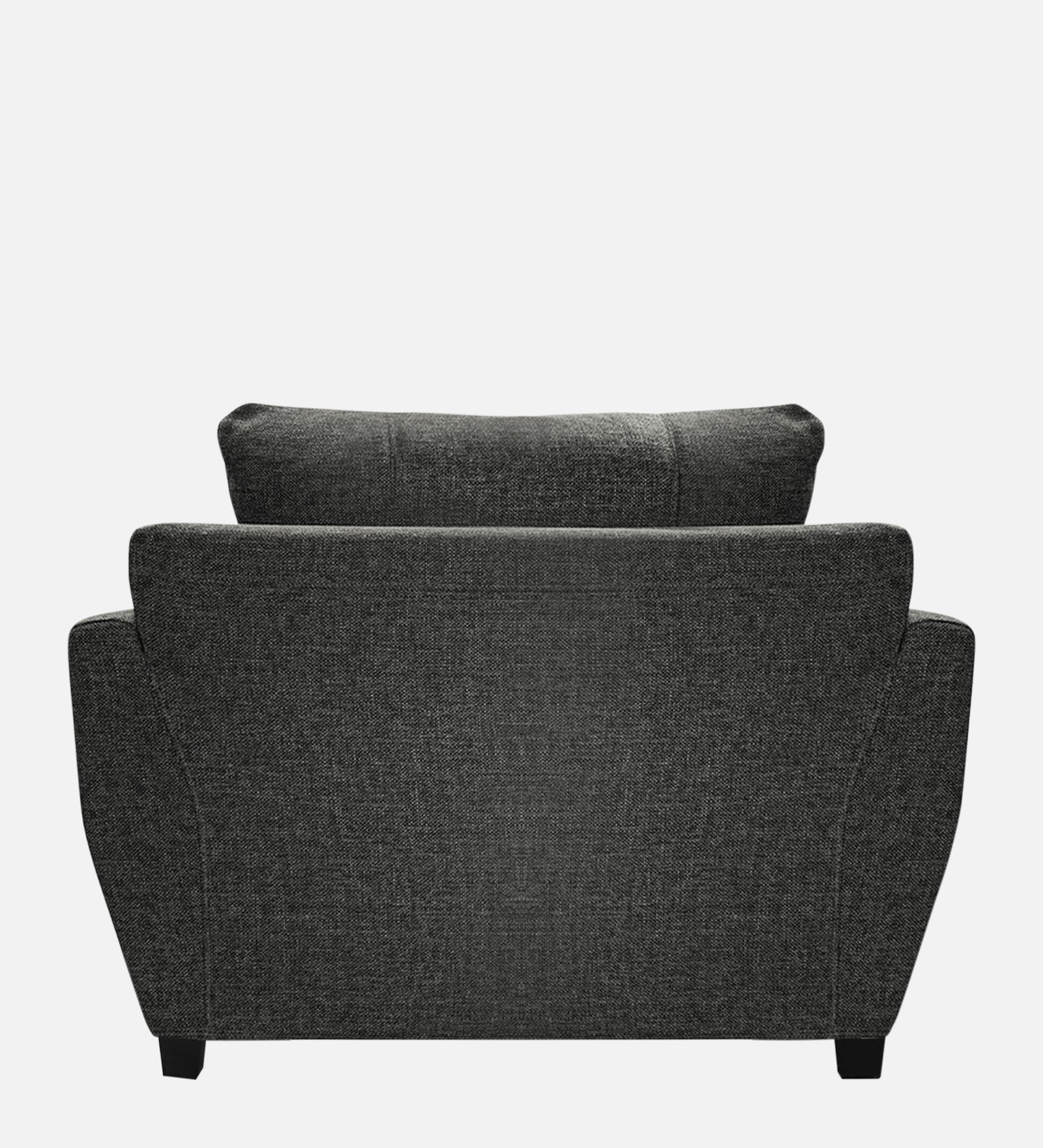 Mario Fabric 1 Seater Sofa In Charcoal Grey Colour - Febonic Living