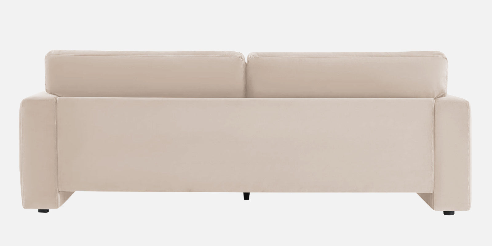 Kosta Velvet 3 Seater Sofa In Camel Beige Colour - Febonic Living