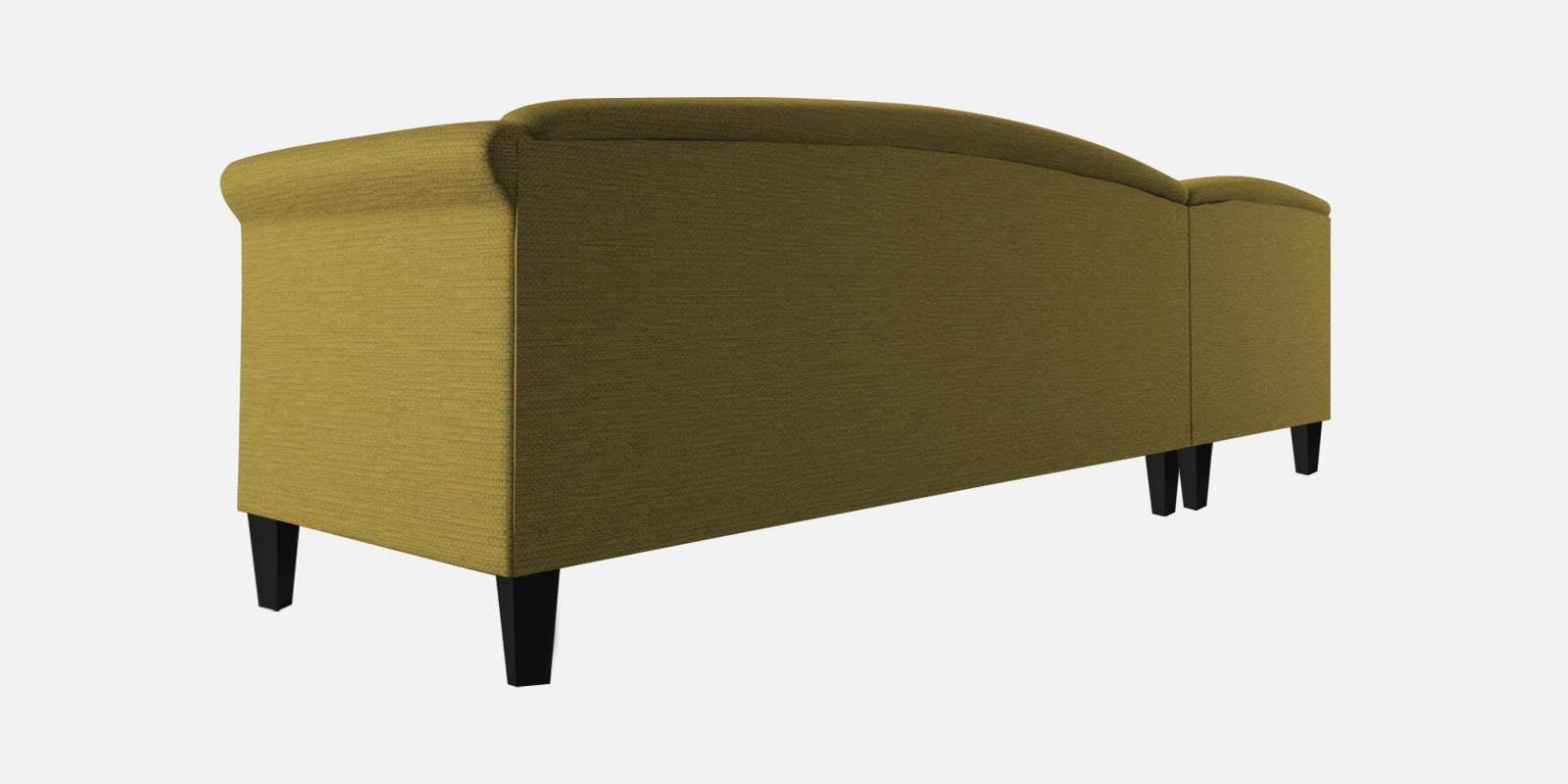 Kimber Fabric RHS Sectional Sofa (3+Lounger) In Parrot Green Colour - Febonic Living