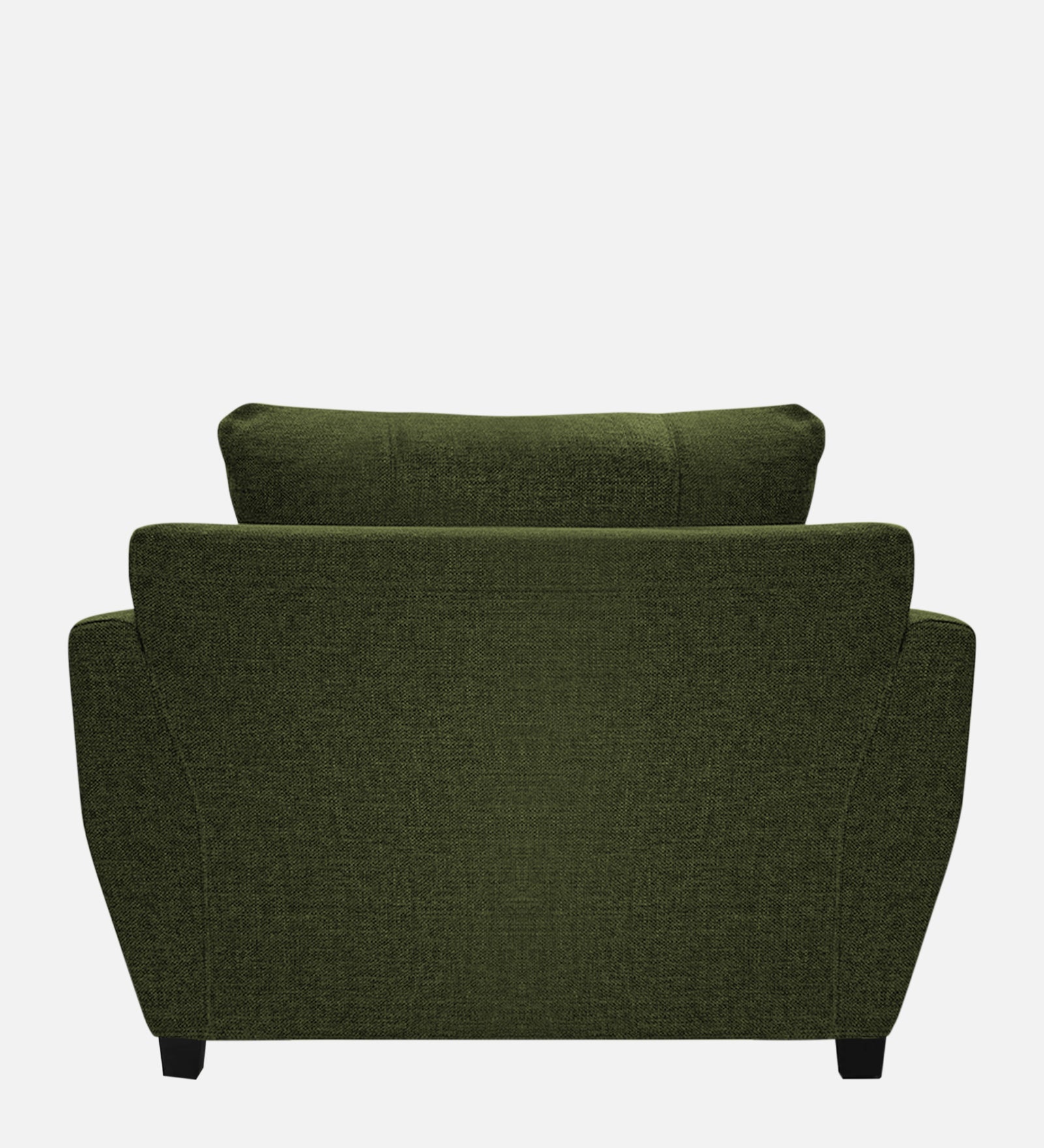 Mario Fabric 1 Seater Sofa In Olive Green Colour - Febonic Living