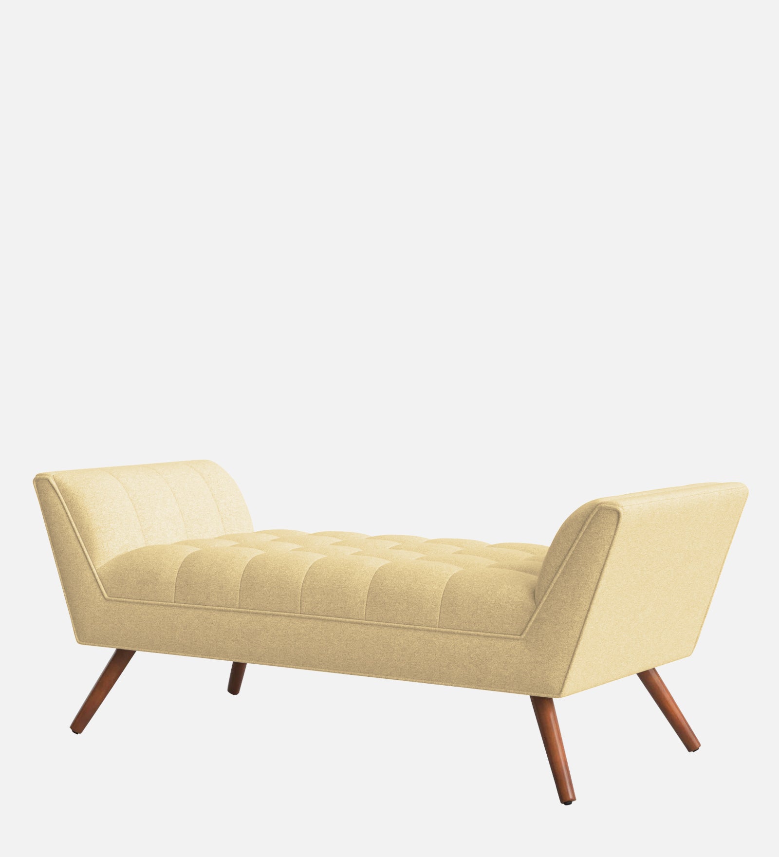 Cartes Velvet Bench In Sandy Beige Colour - Febonic Living