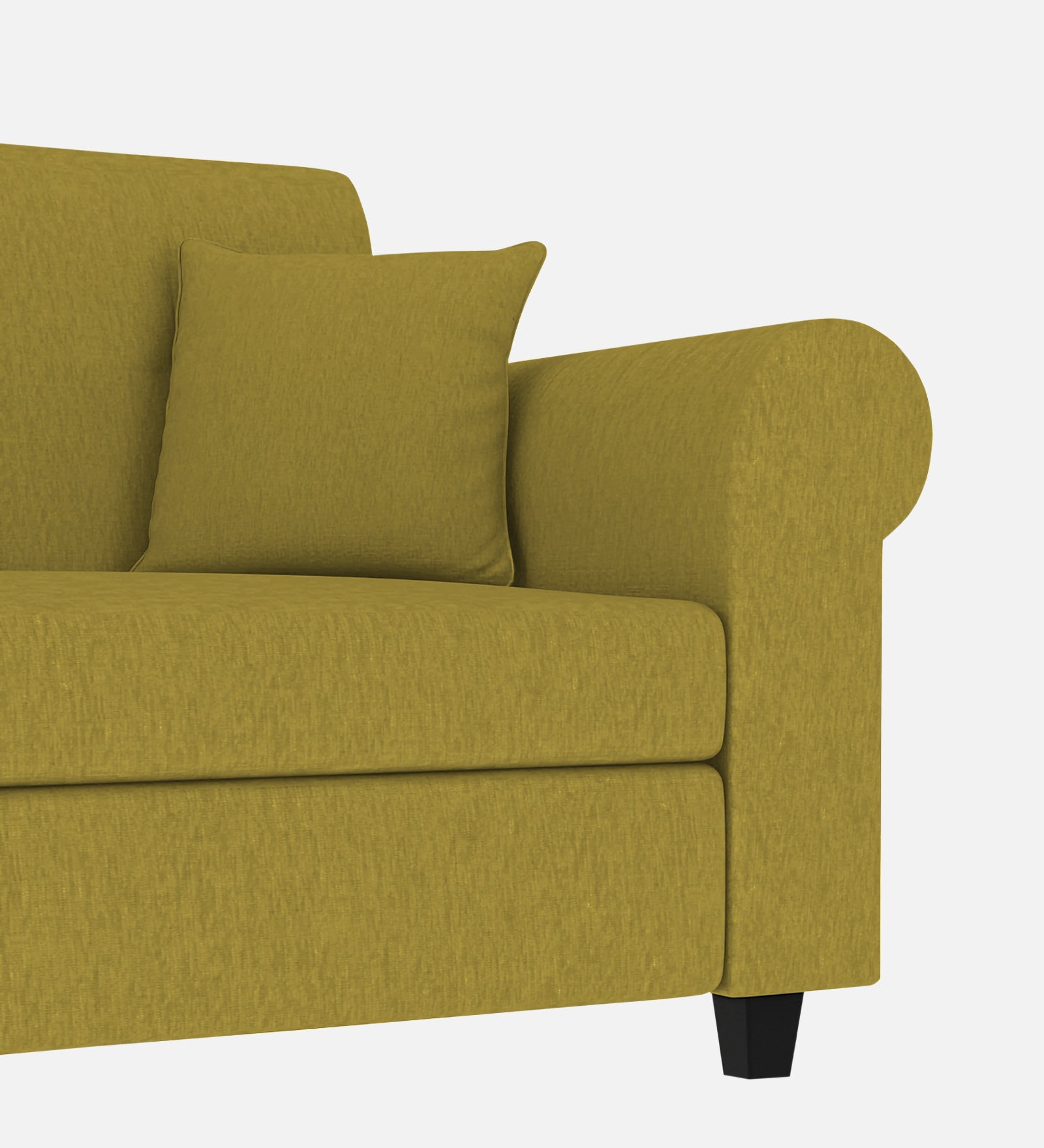 Derado Fabric 1 Seater Sofa In Parrot Green Colour - Febonic Living
