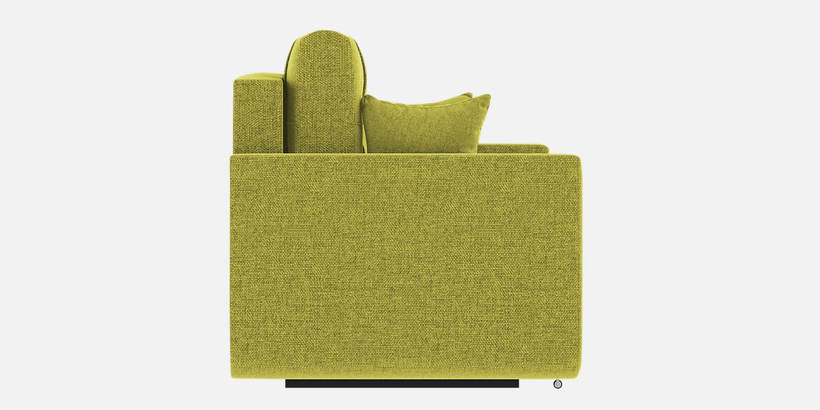 Ines Velvet 3 Seater Pull Out Sofa Cum Bed In Parrot Green Colour With Storage - Febonic Living