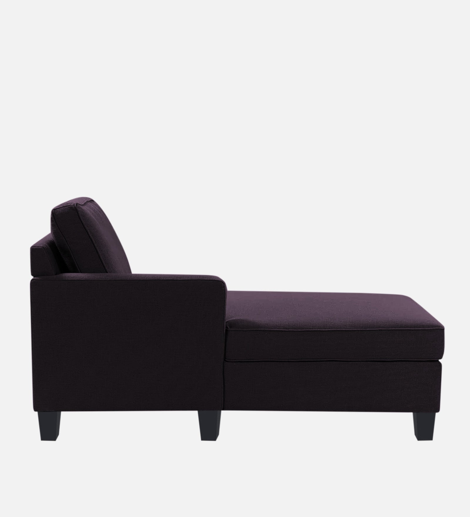 Harry Fabric LHS Chaise Lounger In Cara Brown Colour - Febonic Living