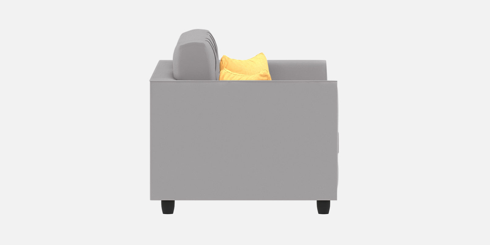 Nestin Velvet 2 Seater Sofa In Concrete Grey Colour - Febonic Living