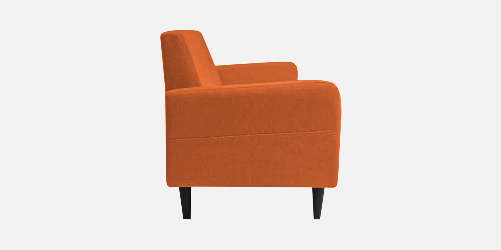 Marq Fabric 3 Seater Sofa In Vivid Orange Colour - Febonic Living