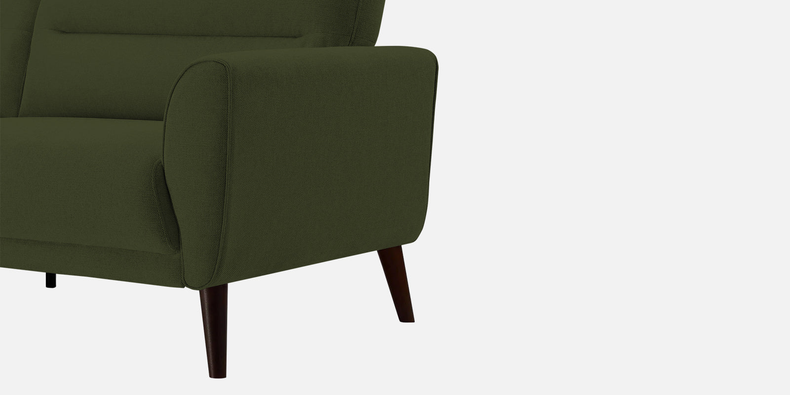 Castro Fabric 2 Seater Sofa In Olive Green Colour - Febonic Living