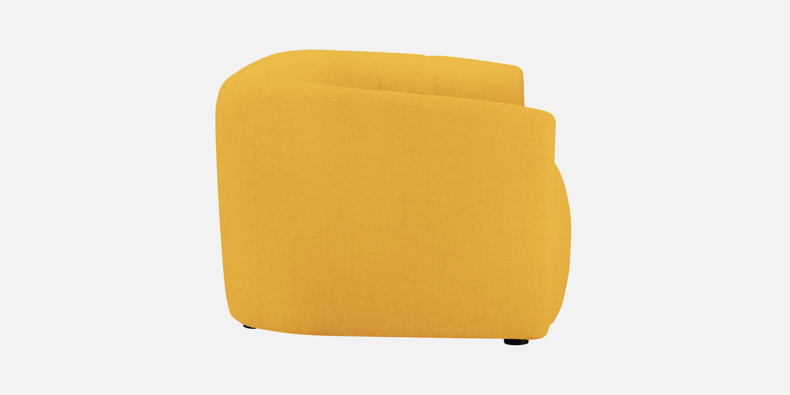 Mara Fabric 3 Seater Sofa In Bold Yellow Colour - Febonic Living