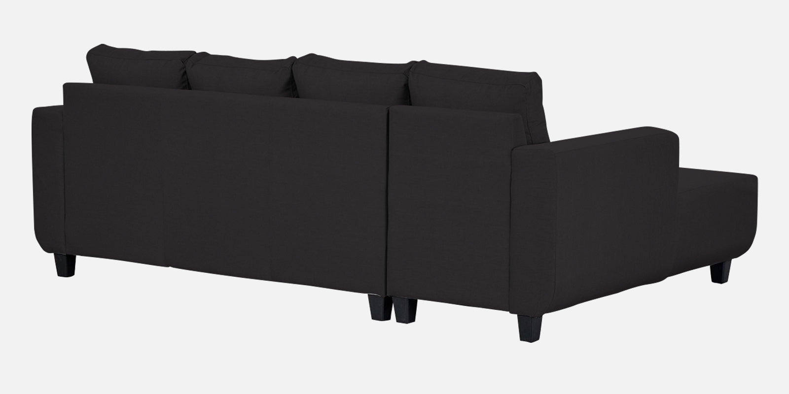 Perry Fabric RHS Sectional Sofa (3+Lounger) In Maba Grey Colour - Febonic Living