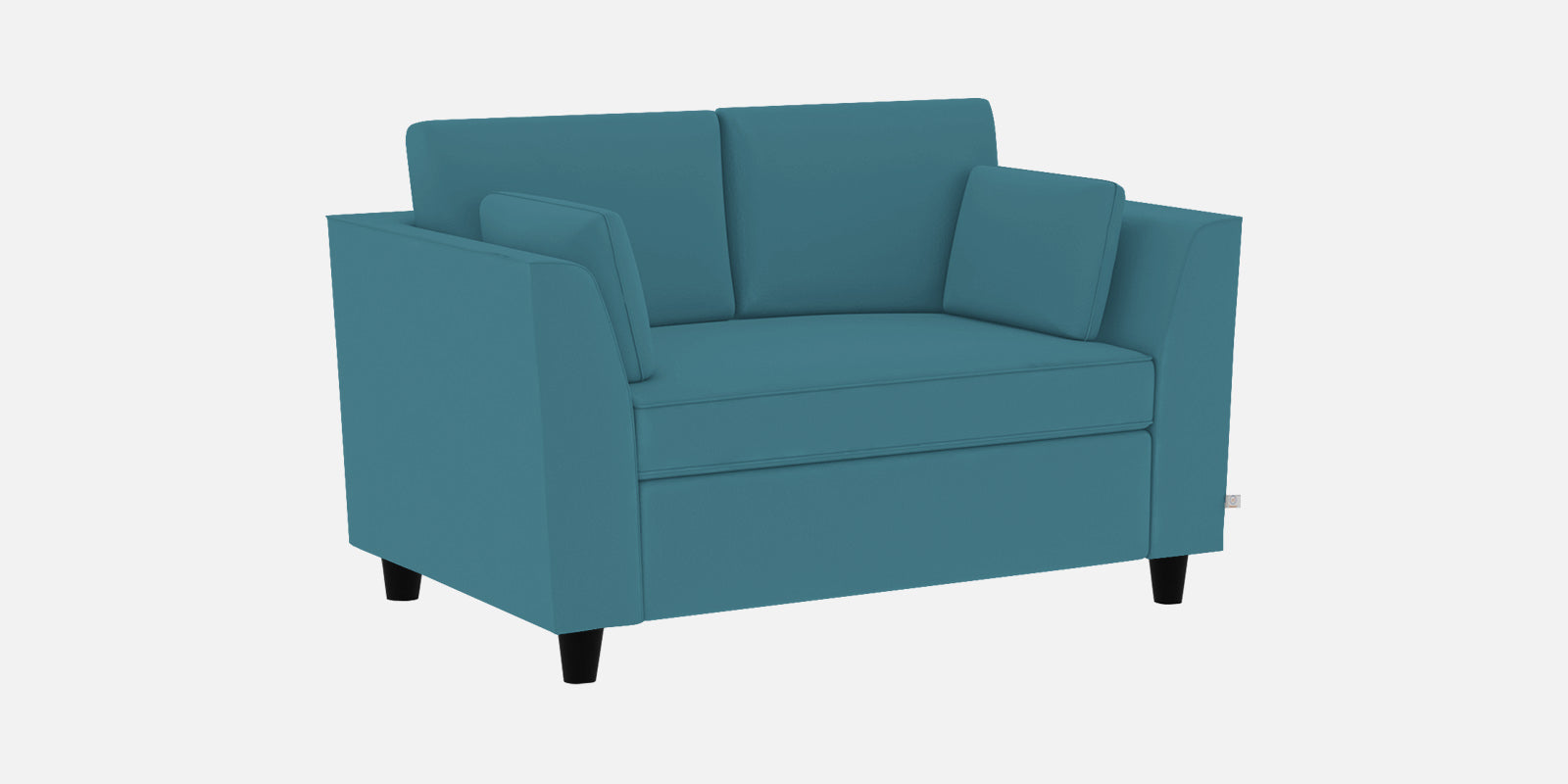 Bristo Velvet 2 Seater Sofa in Aqua Blue Colour