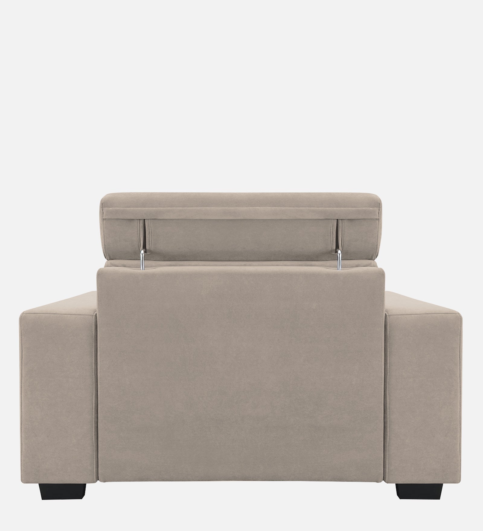 Hiro Fabric 1 Seater Sofa In Oat Beige Colour - Febonic Living