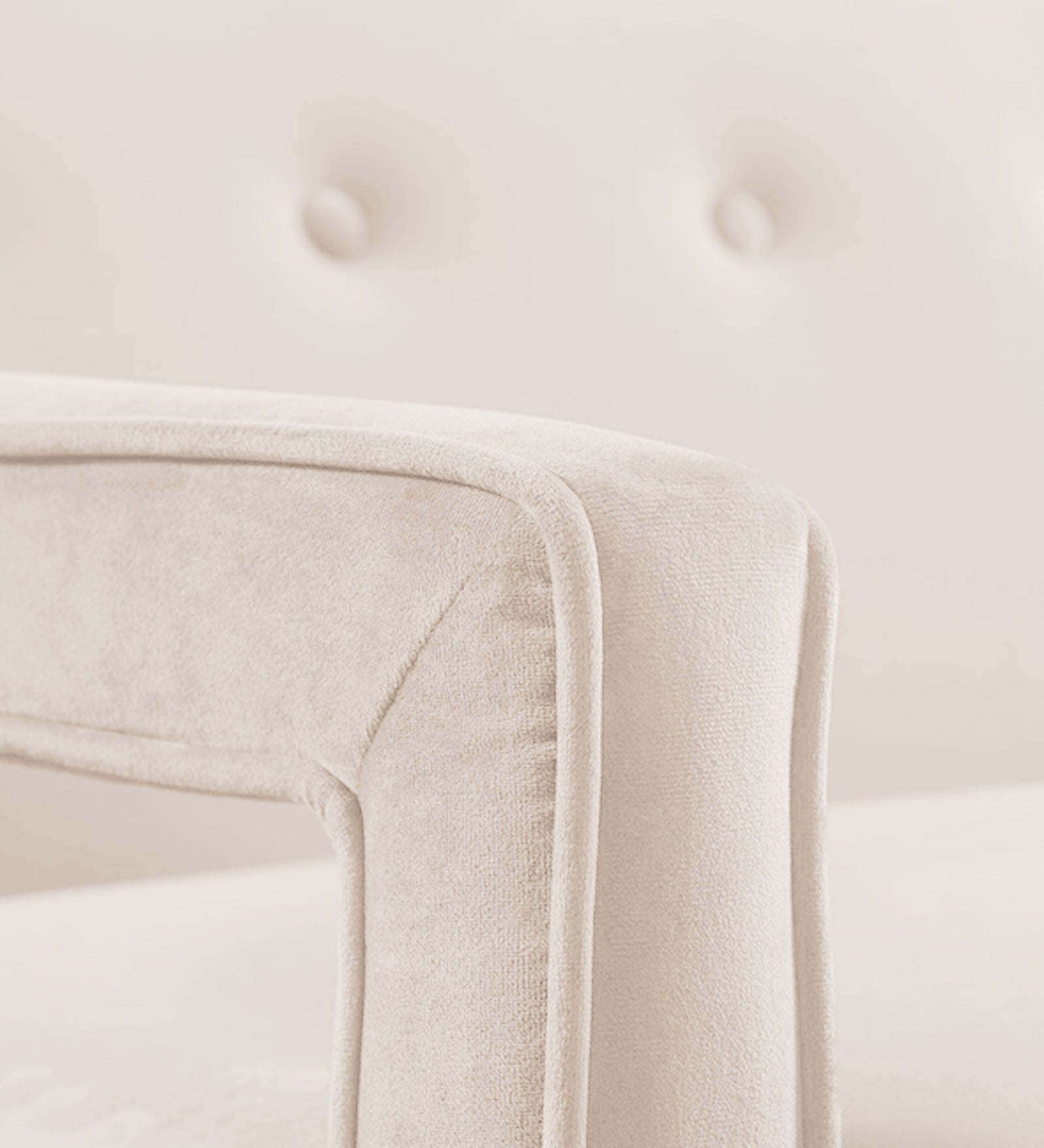 Daffy Velvet 1 Seater Sofa In Camel Beige Colour - Febonic Living