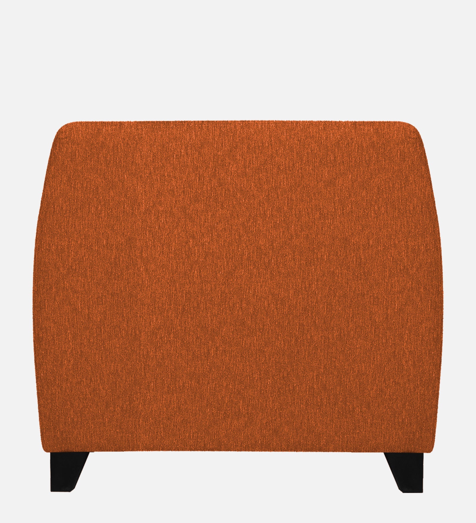 Melaan Fabric 1 Seater Sofa In Vivid Orange Colour