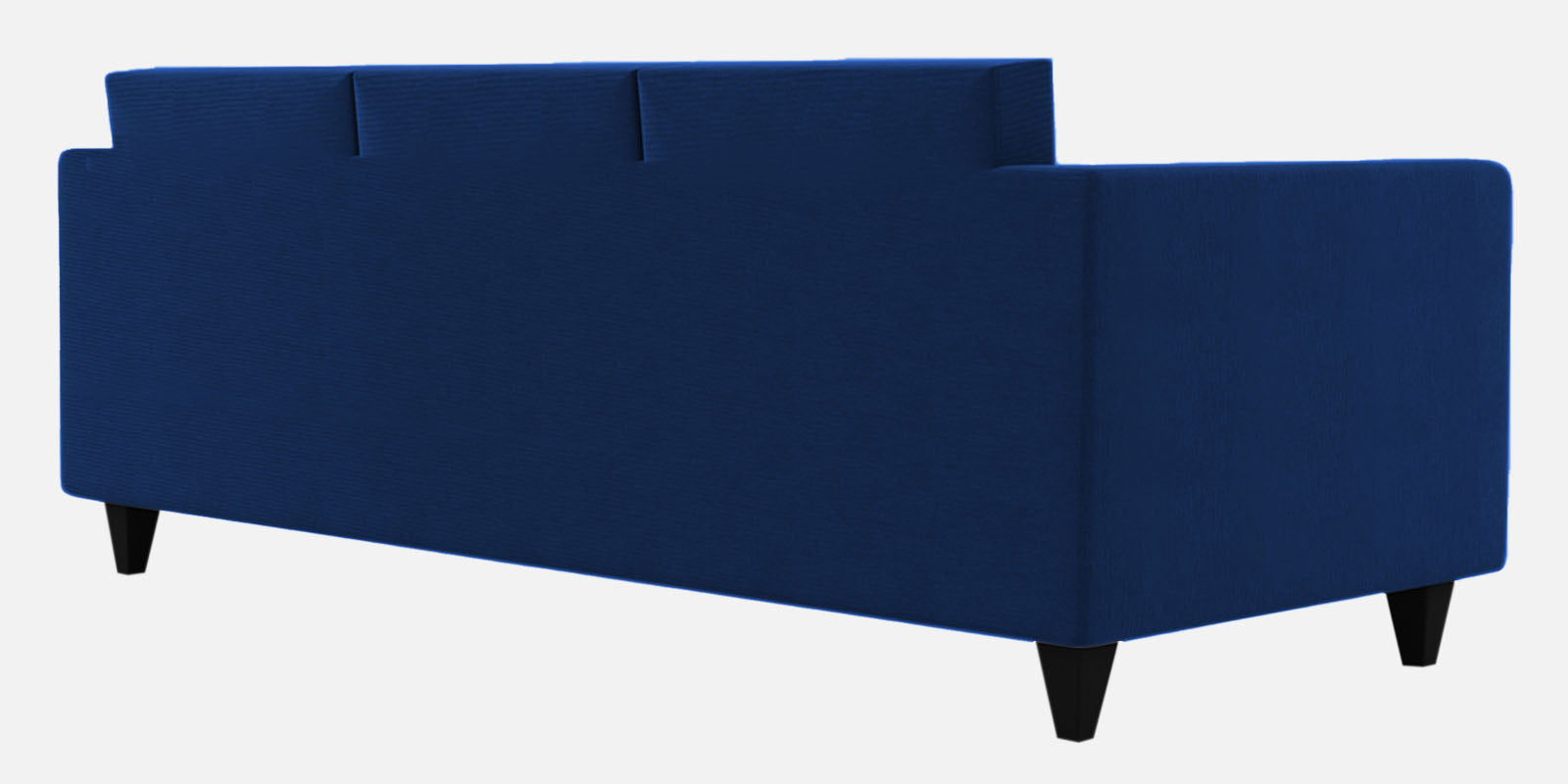 Nipul Fabric 3 Seater Sofa In Royal Blue Colour - Febonic Living