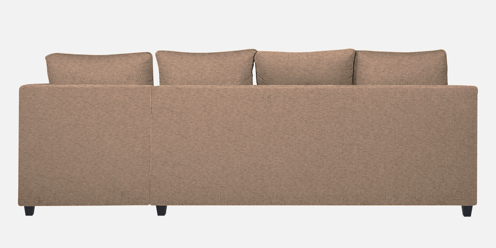 Nebula Fabric LHS Sectional Sofa (3+Lounger) In Cookie Beige Colour - Febonic Living