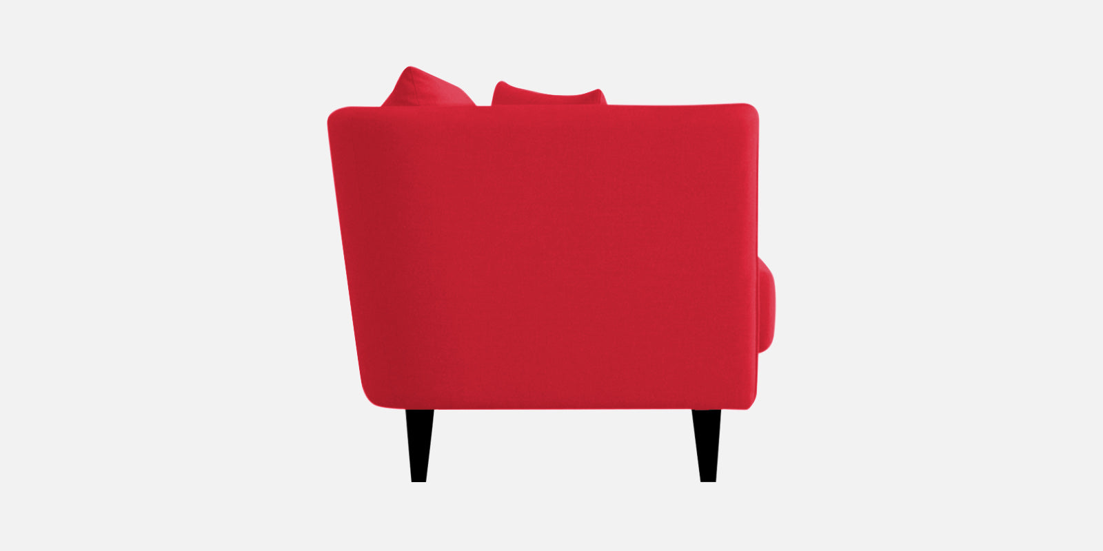 Norway Velvet 3 Seater Sofa In Ox Blood Maroon Colour - Febonic Living