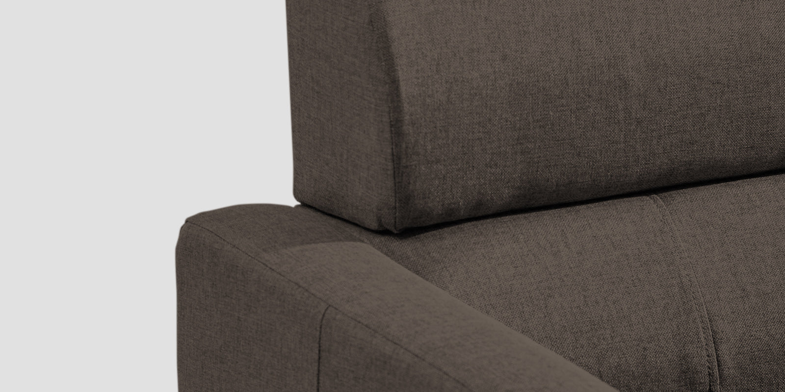 Devo Fabric 2 Seater Sofa In Caspa Brown Colour - Febonic Living