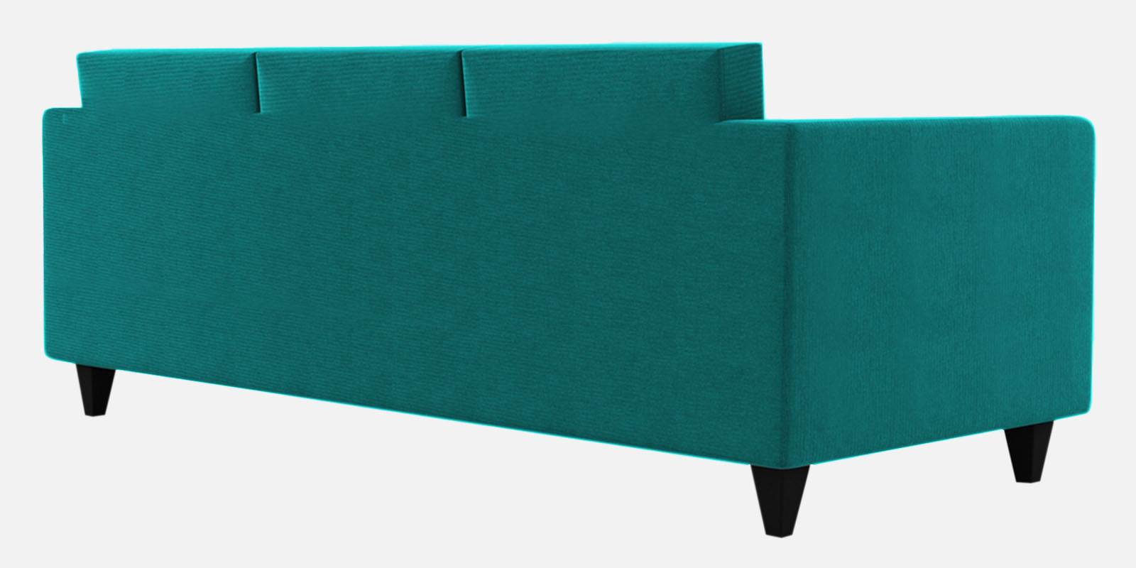 Nipul Fabric 3 Seater Sofa In Sea Green Colour - Febonic Living
