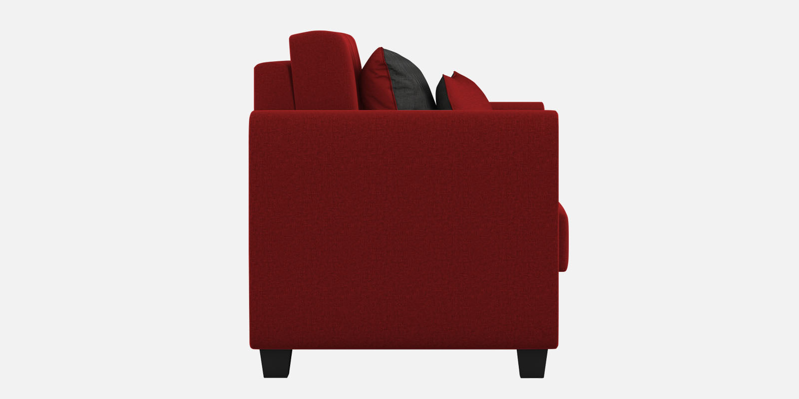 Cosmic Fabric 3 Seater Sofa In Blood Maroon Colour - Febonic Living