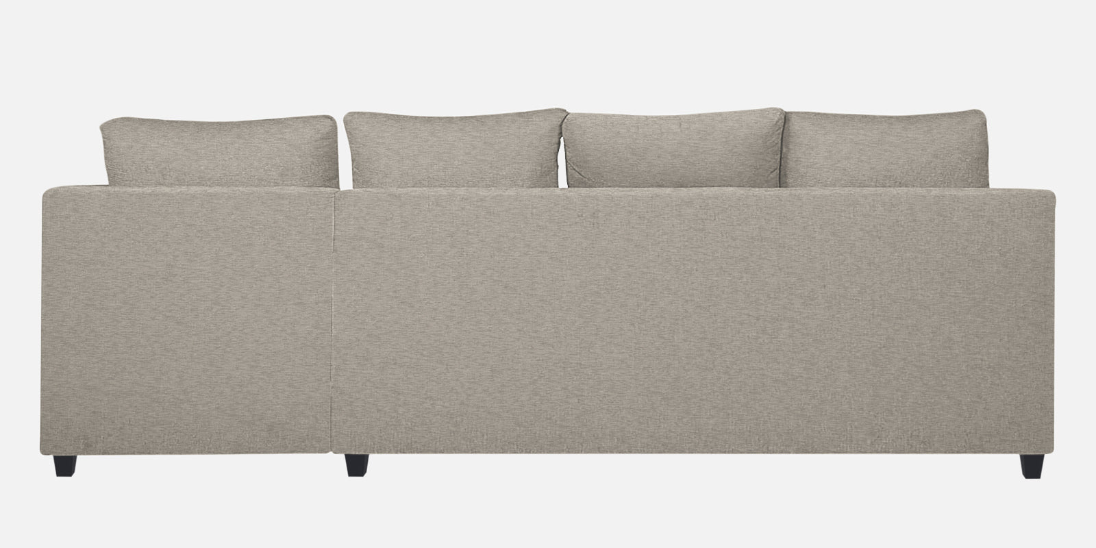 Nebula Fabric LHS Sectional Sofa (3+Lounger) In Ash Grey Colour - Febonic Living