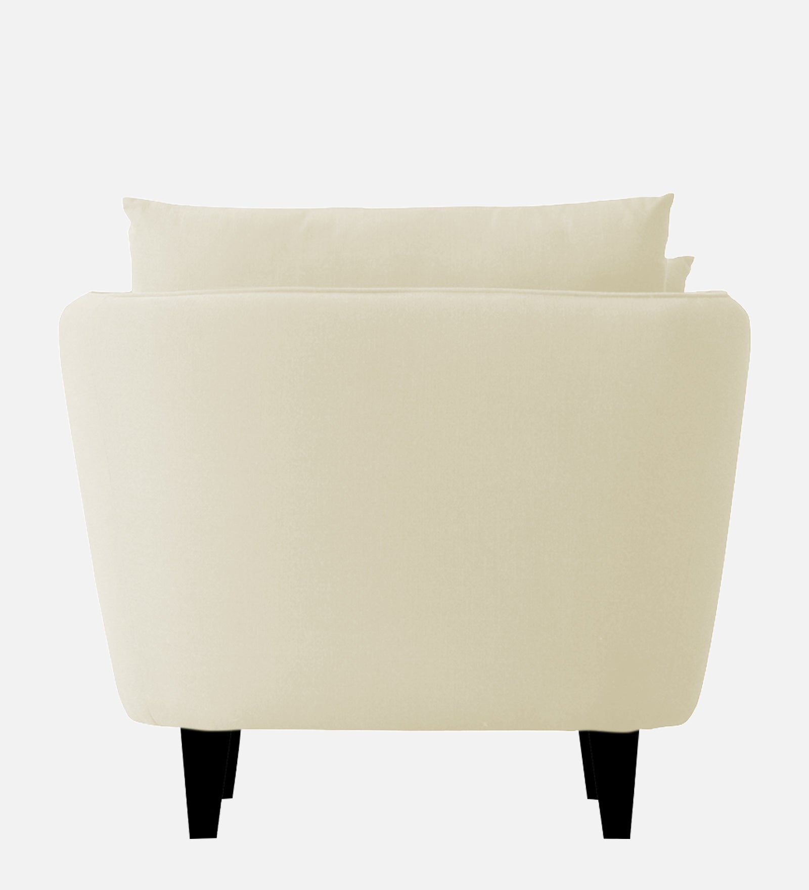 Norway Velvet 1 Seater Sofa In Warm White Colour - Febonic Living