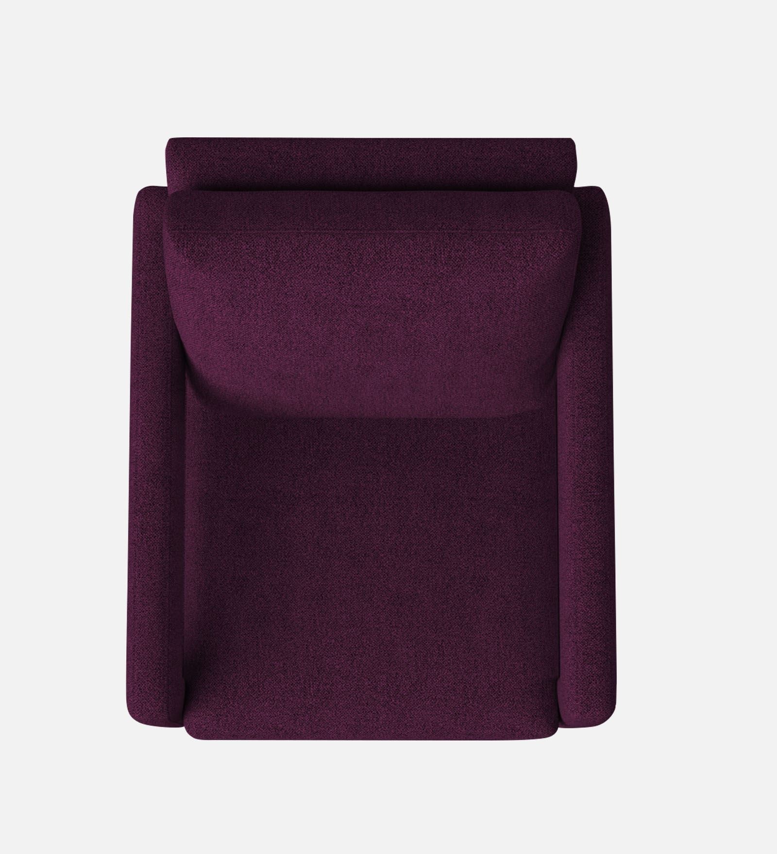 Olsen Fabric Arm Chair In Greek Purple Colour - Febonic Living