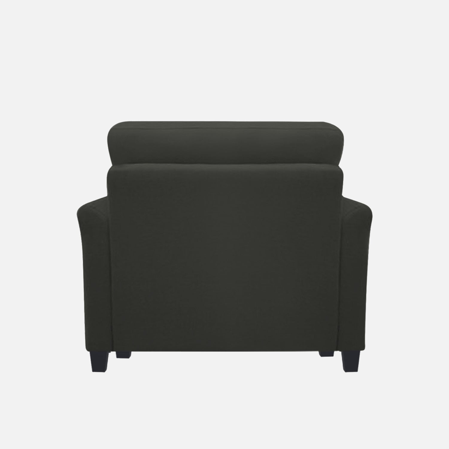 Daroo Velvet 1 Seater Sofa In Hory Grey Colour - Febonic Living