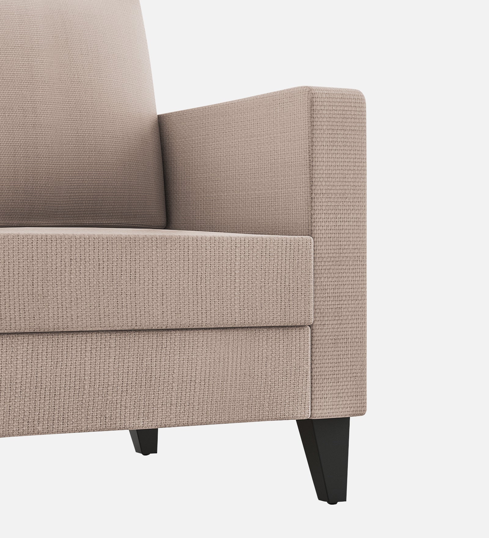 Nori Fabric 1 Seater Sofa In Kadhi Beige Colour - Febonic Living