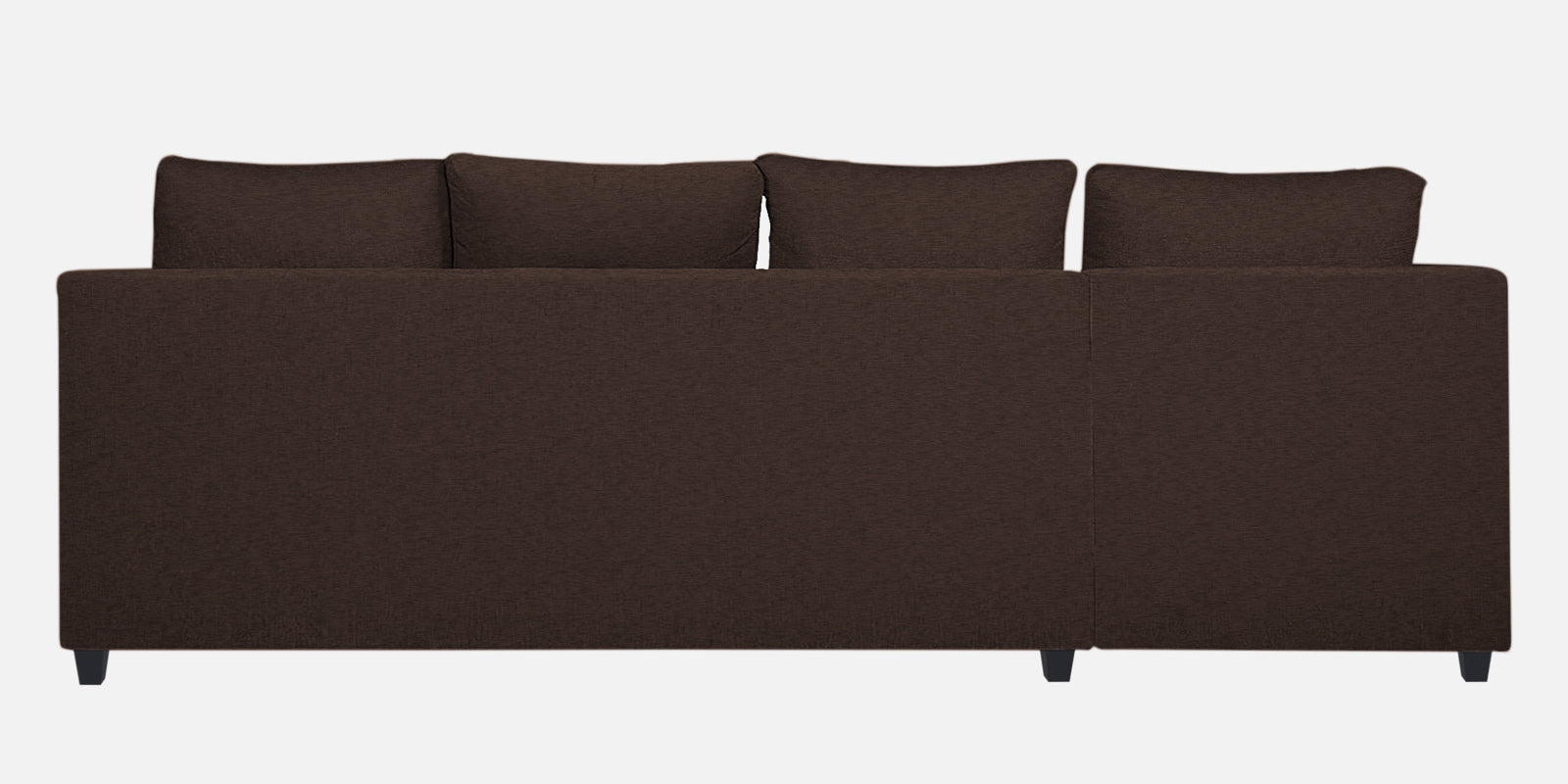 Nebula Fabric RHS Sectional Sofa (3+Lounger) In Coffee Brown Colour - Febonic Living