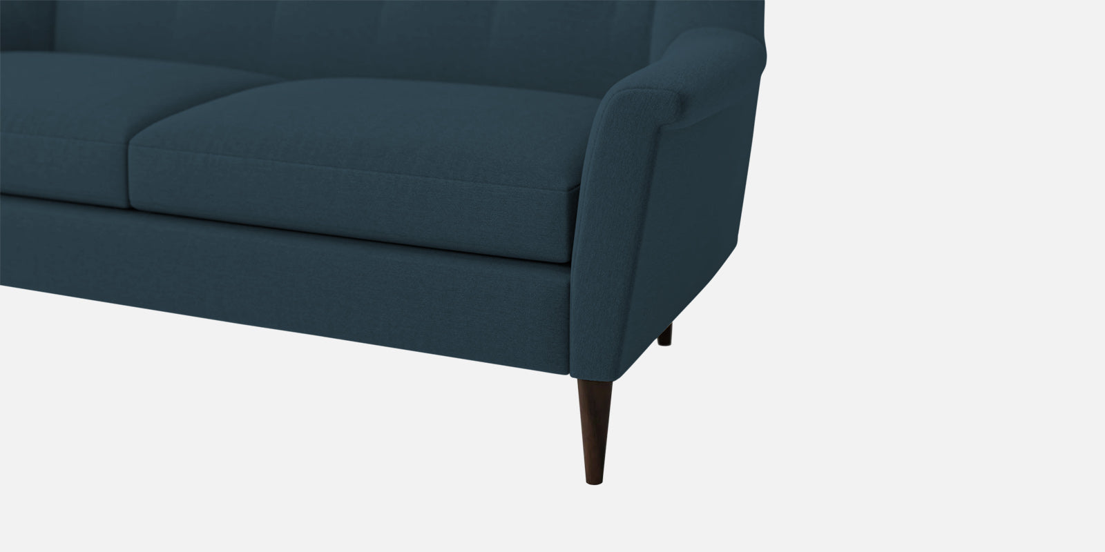 Homer Fabric 3 Seater Sofa In Cool Blue Colour - Febonic Living