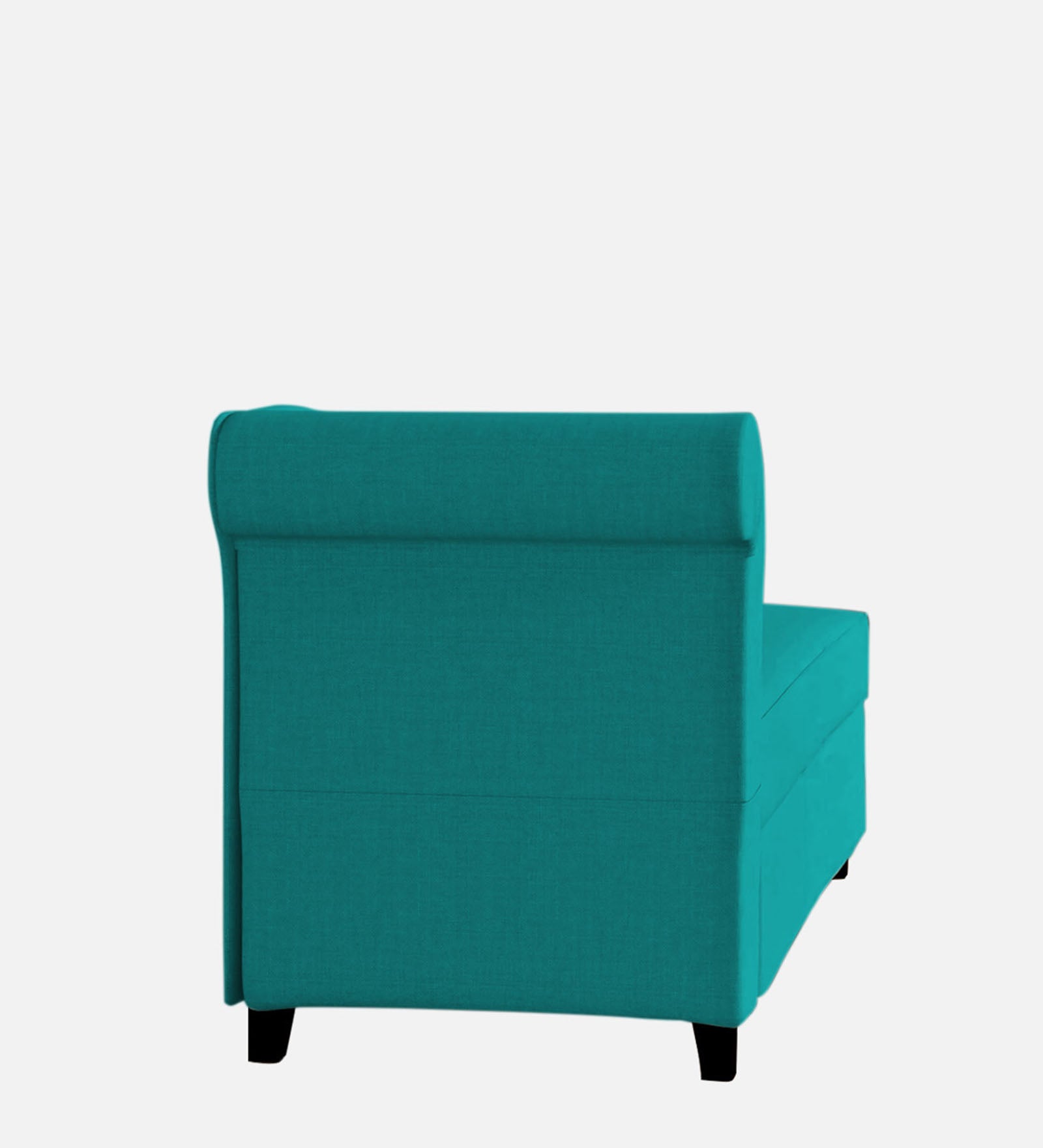 Toppy Fabric RHS Chaise Lounger In Sea Green Colour With Storage - Febonic Living