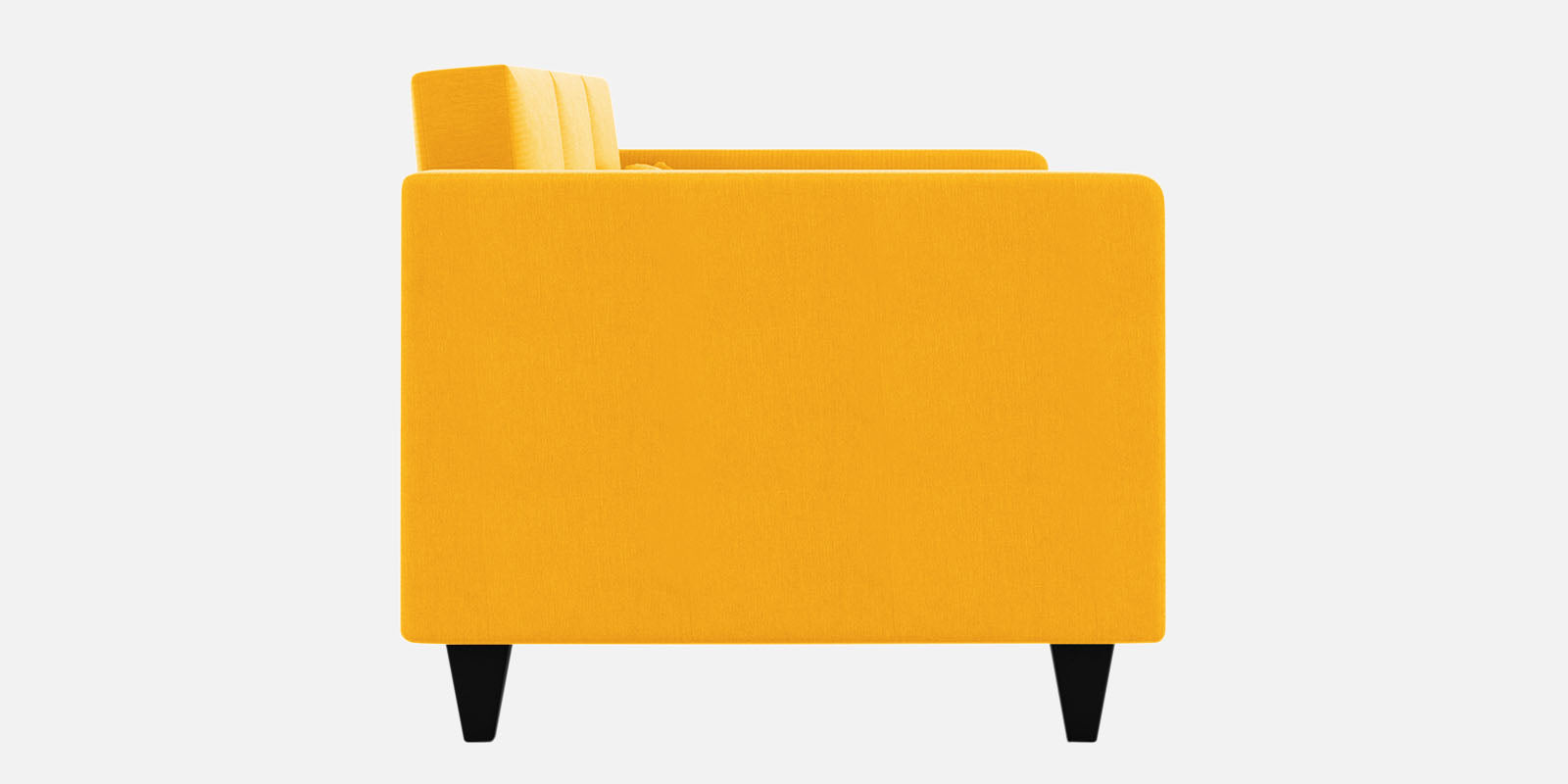 Nipul Fabric 2 Seater Sofa In Bold Yellow Colour - Febonic Living