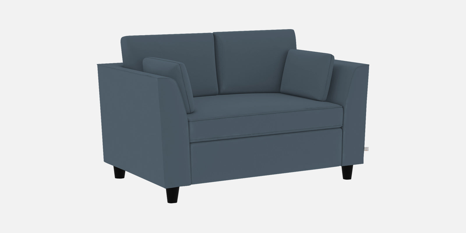 Bristo Velvet 2 Seater Sofa in Oxford Blue Colour With Storage