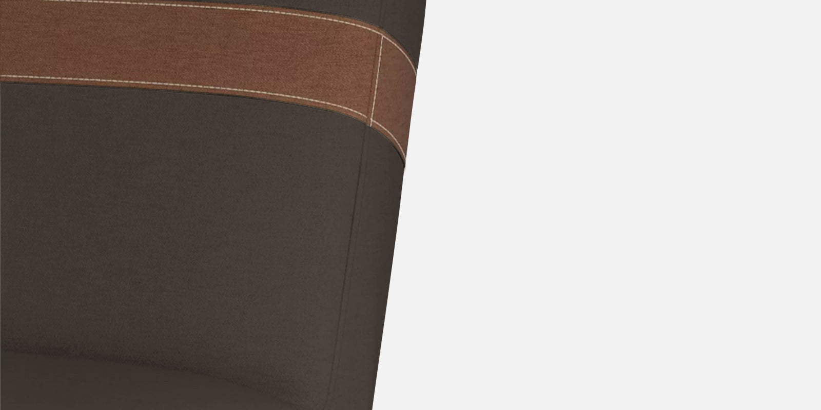 Vedan Fabric 3 Seater Convertible Sofa Cum Bed In Caspa Brown Colour - Febonic Living