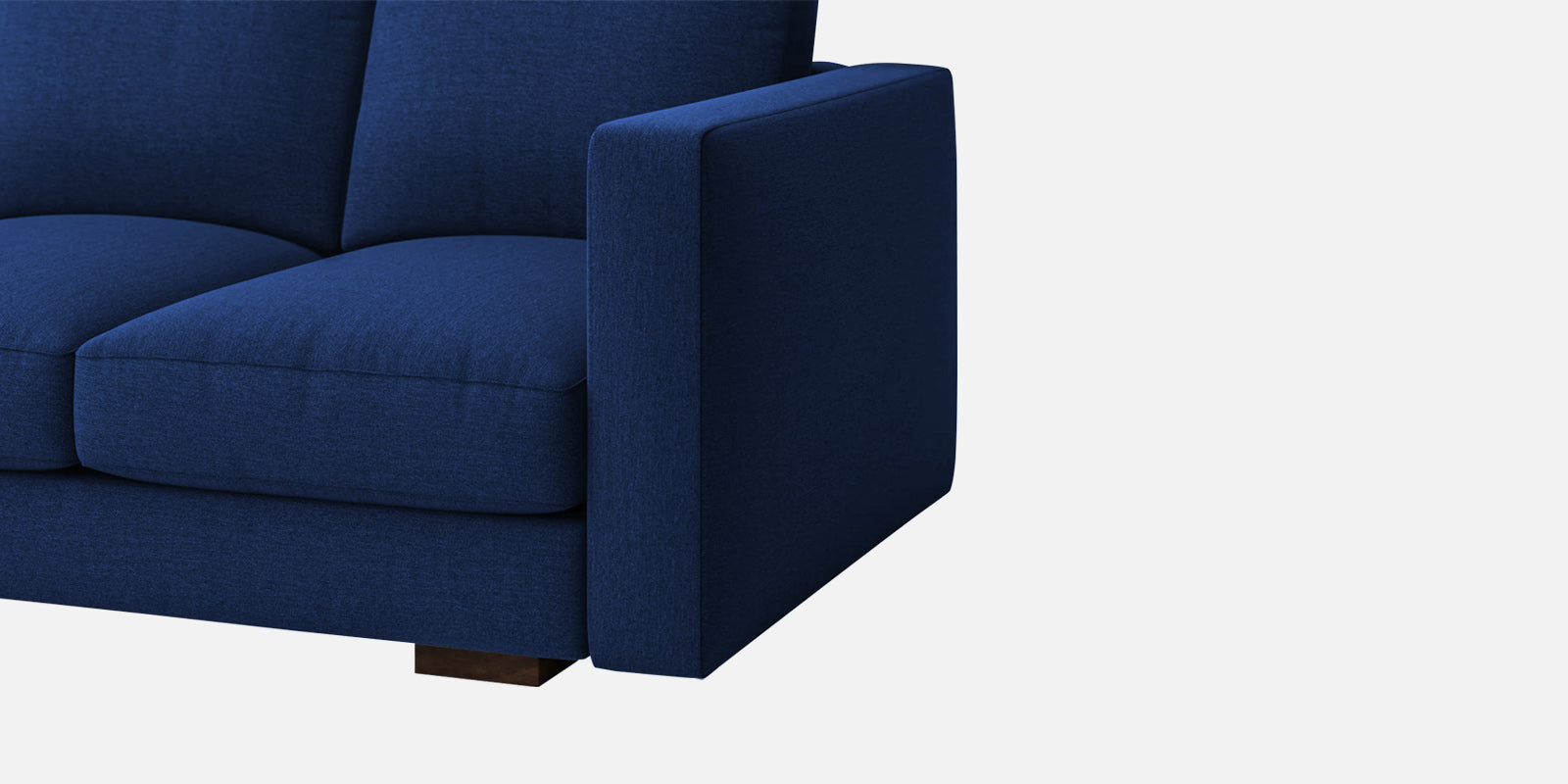 Messy Fabric 2 Seater Sofa In Royal Blue Colour - Febonic Living