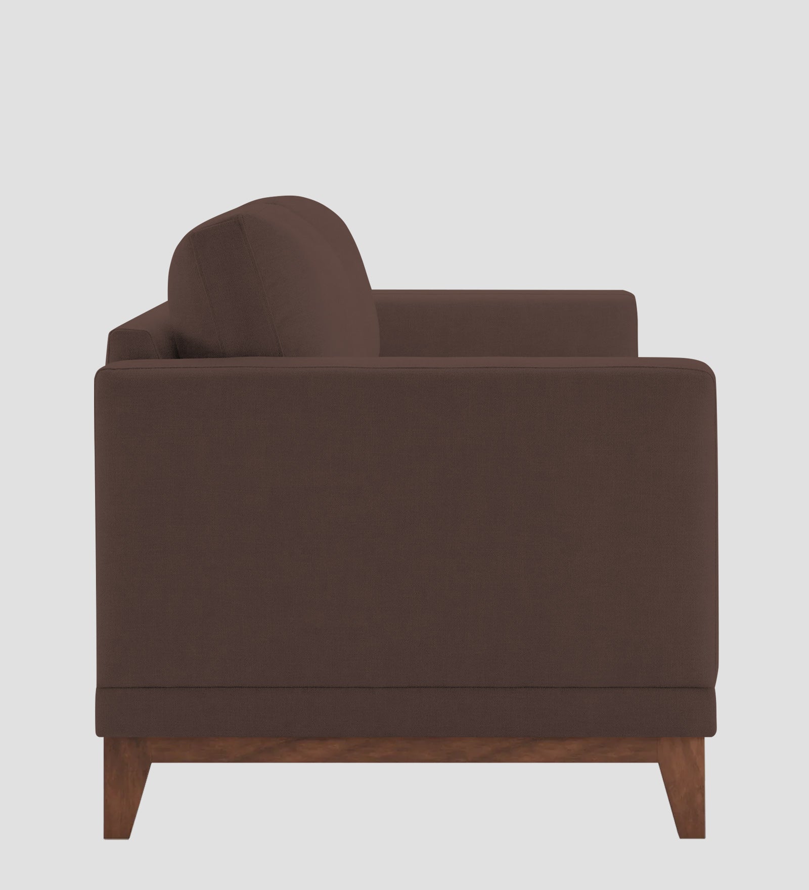 Esha Fabric 1 Seater Sofa In Caramel Brown Colour - Febonic Living