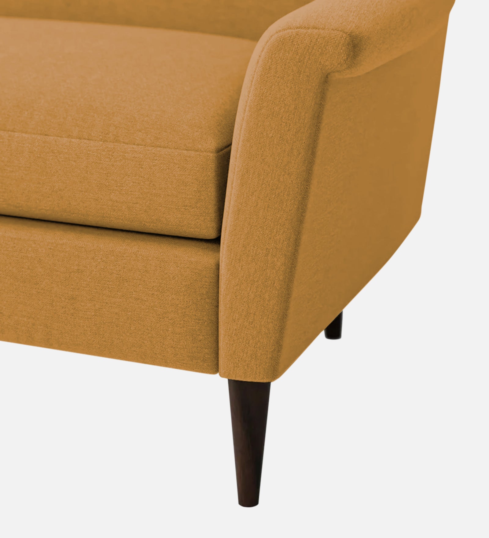 Homer Fabric 1 Seater Sofa In Corn Yellow Colour - Febonic Living