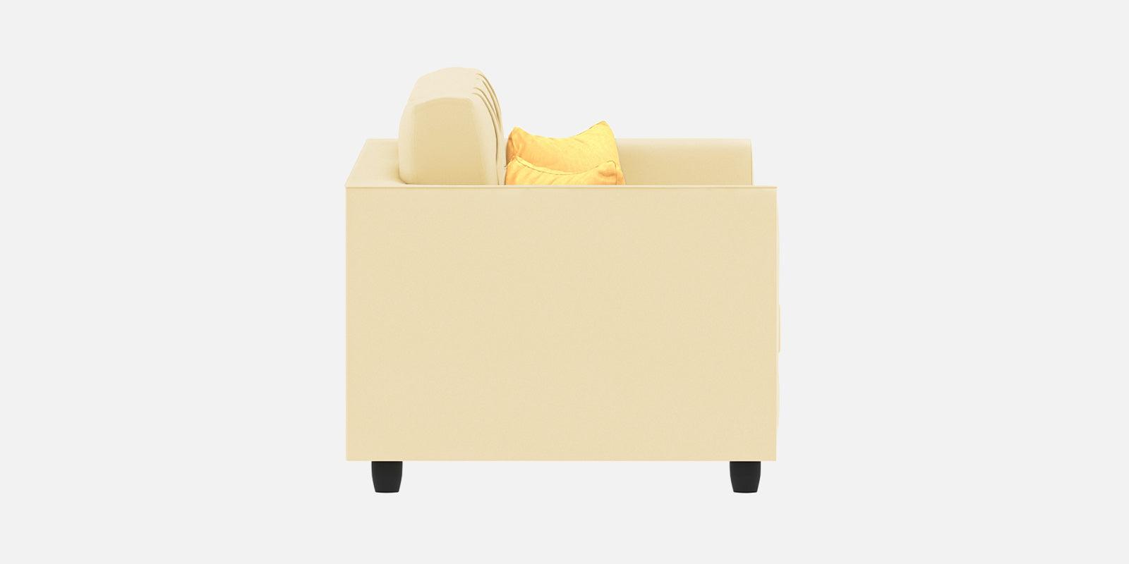 Nestin Velvet 2 Seater Sofa In Sandy Beige Colour - Febonic Living