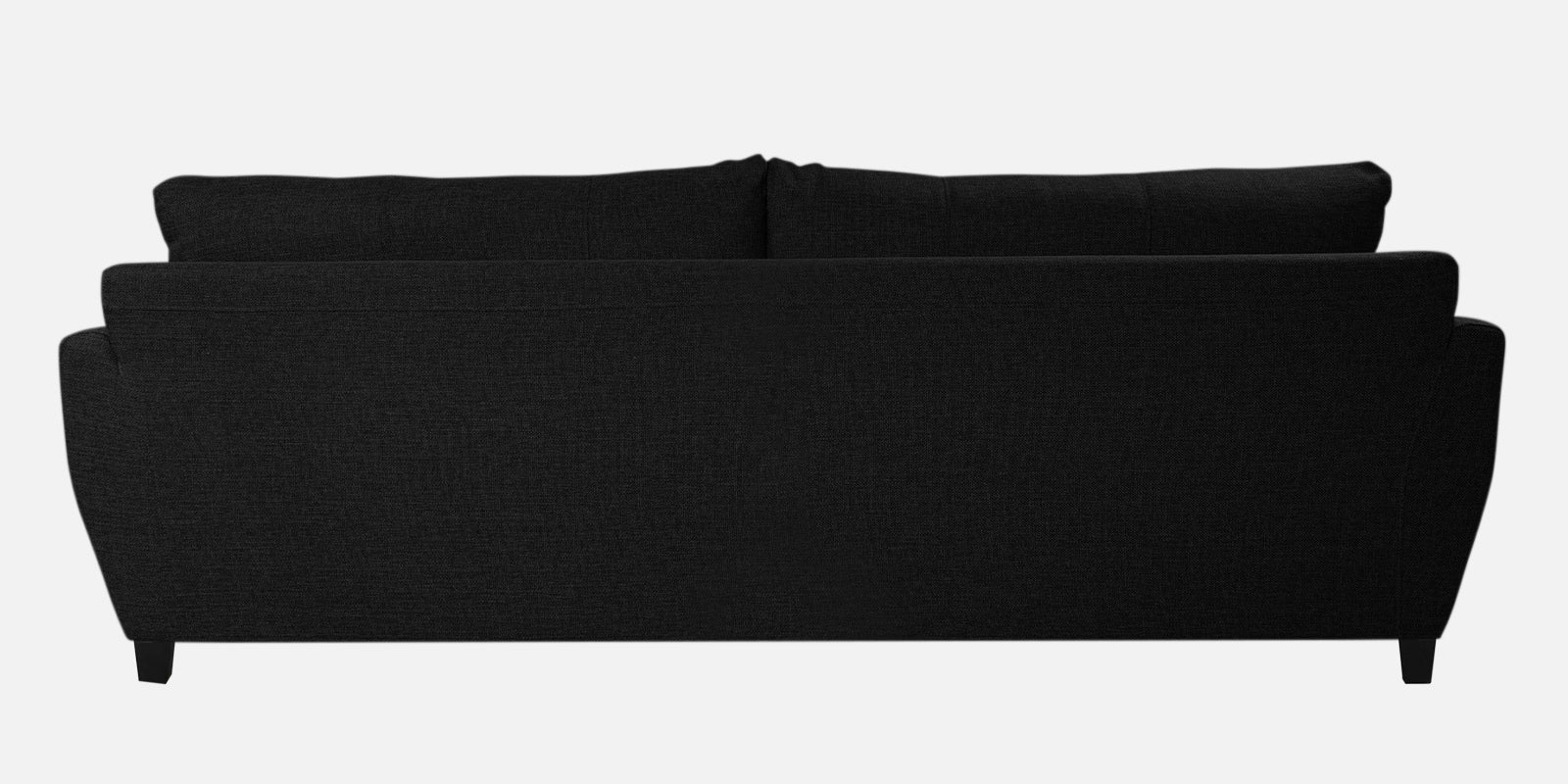 Mario Fabric 3 Seater Sofa In Zed Black Colour - Febonic Living