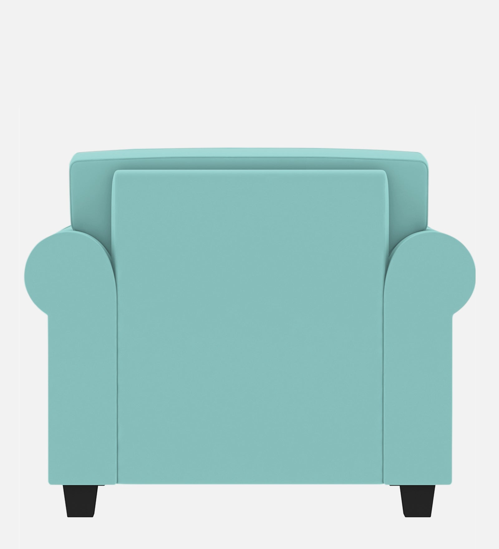 Numonk Velvet 1 Seater Sofa In Barmunda Aqua Colour - Febonic Living
