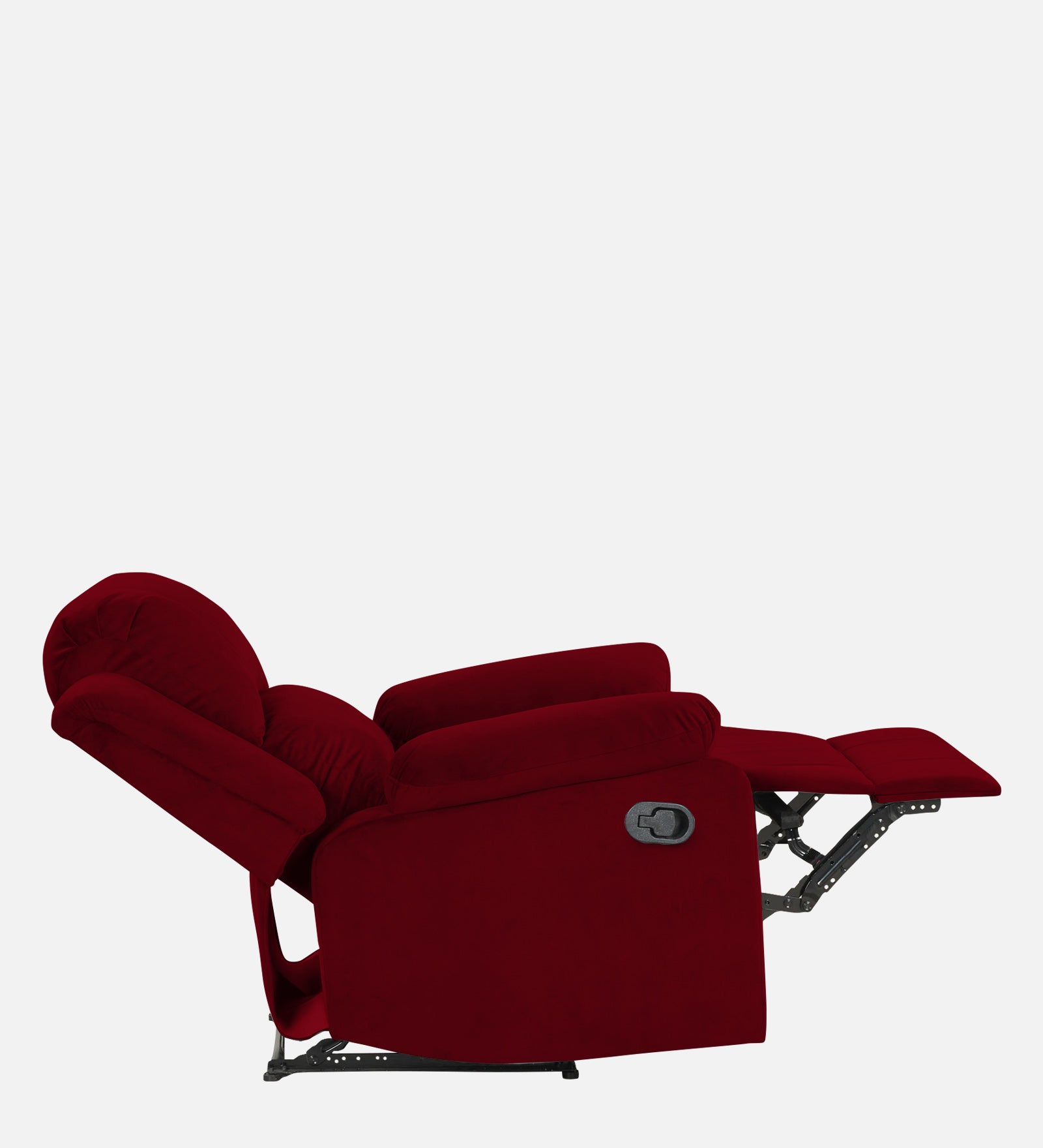 Lexi Fabric 1 Seater Motorized Recliner In cherry red Colour - Febonic Living