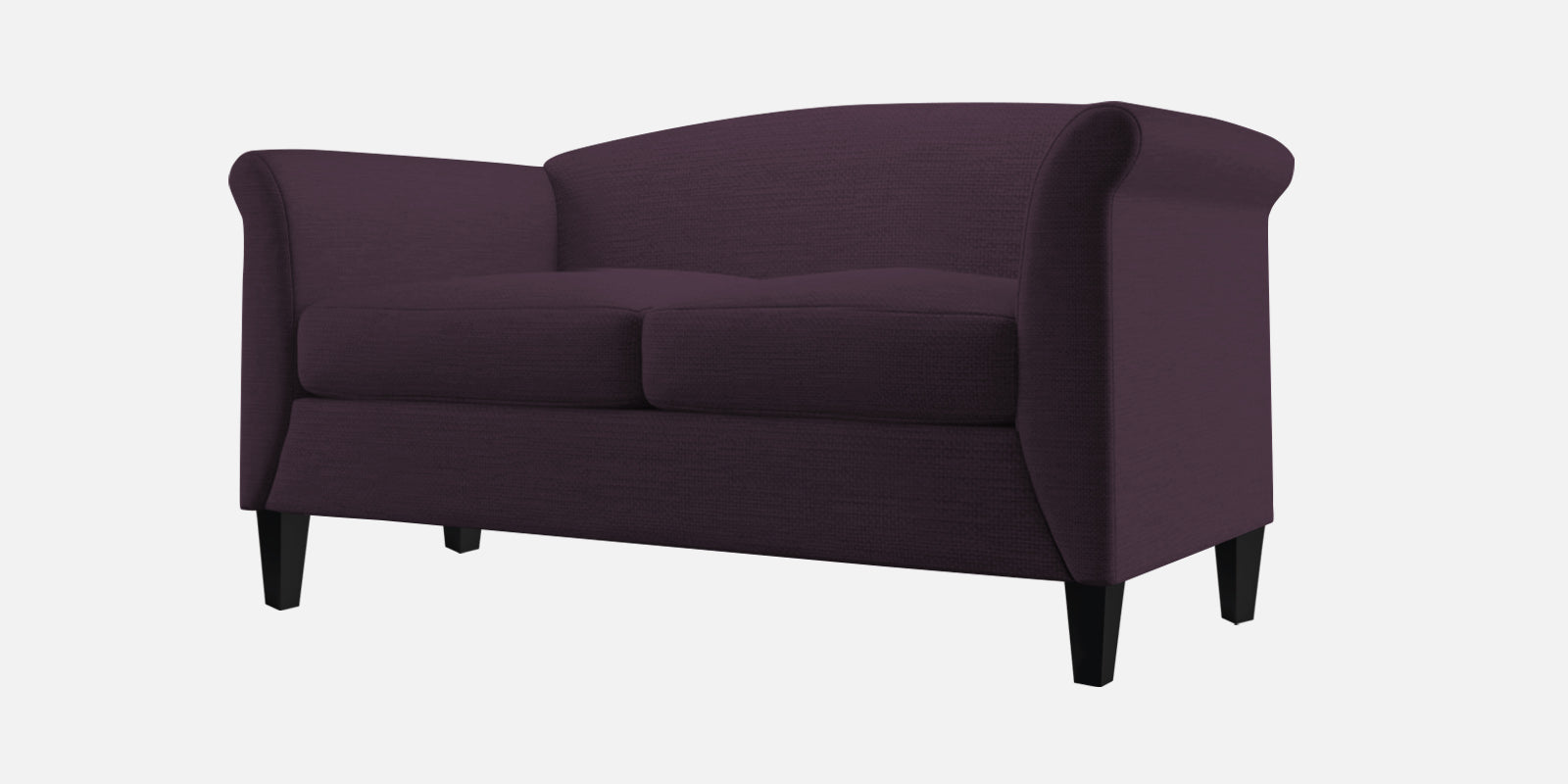 Kimber Fabric 2 Seater Sofa In Greek Purple Colour - Febonic Living